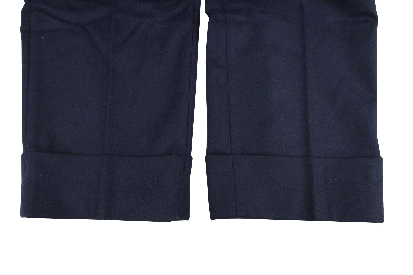 Gucci Men's Stretch Flannel Navy Cotton Polyamide Elastane Dress Pant