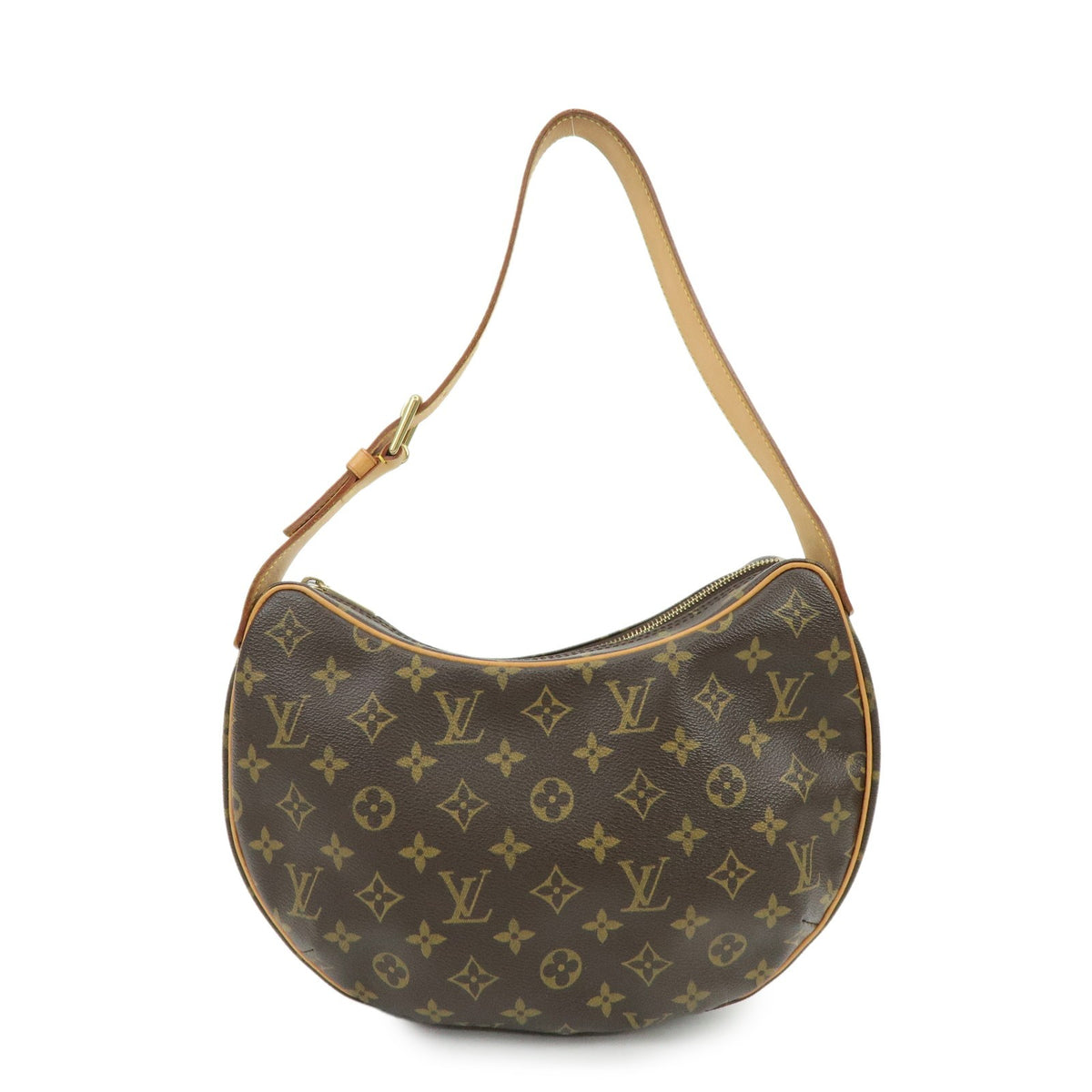 Louis Vuitton Croissant Monogram Canvas Brown Canvas Handbag (Pre-Owned)