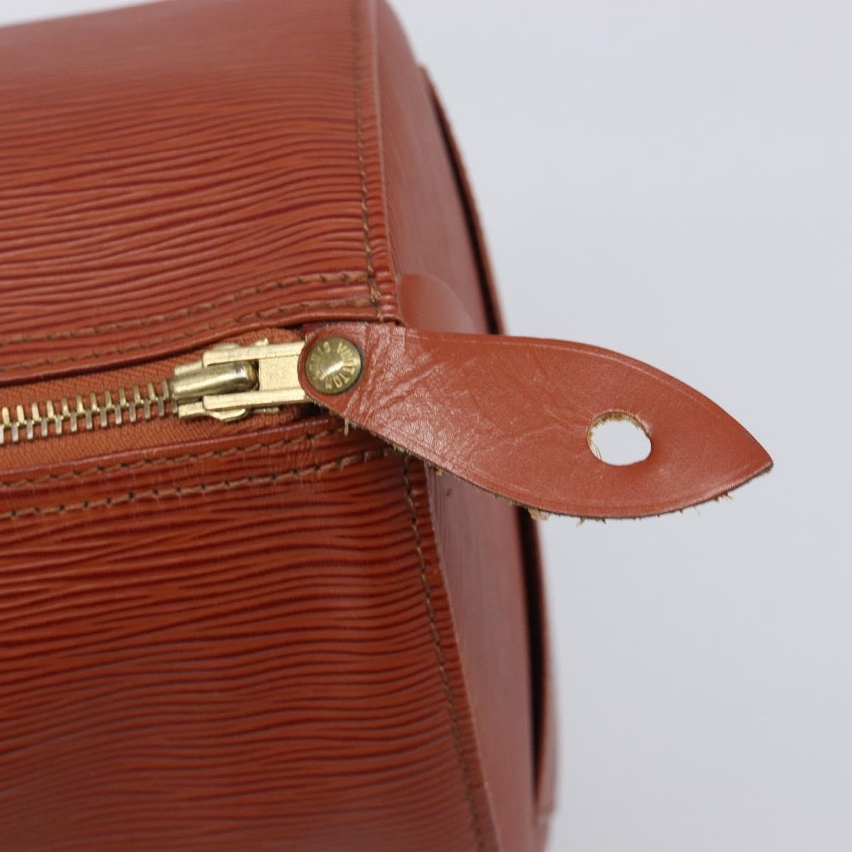 Louis Vuitton Speedy Epi Leather Brown Leather Handbag (Pre-Owned)