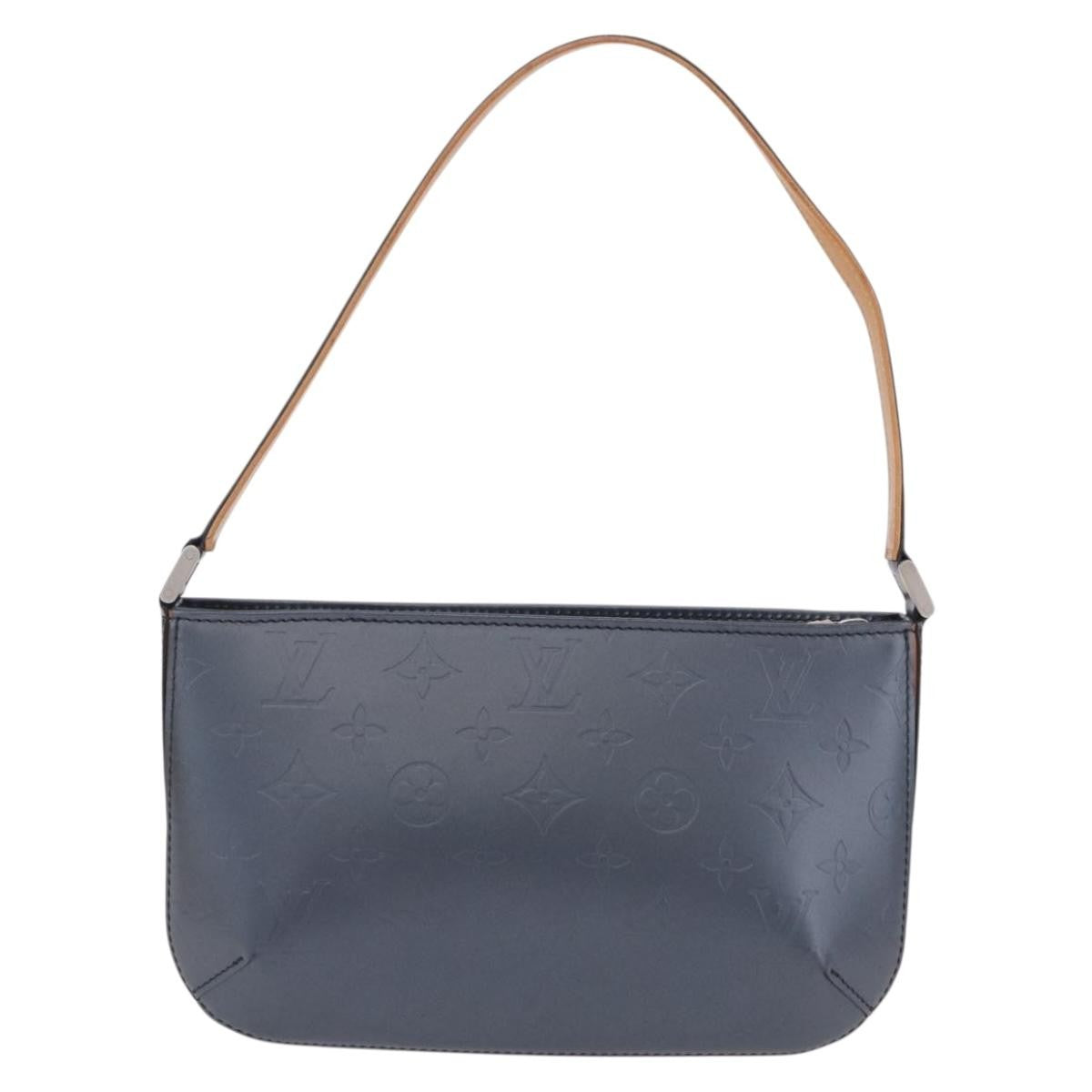 Louis Vuitton Mat Fowler Monogram Vernis Navy Canvas Handbag (Pre-Owned)