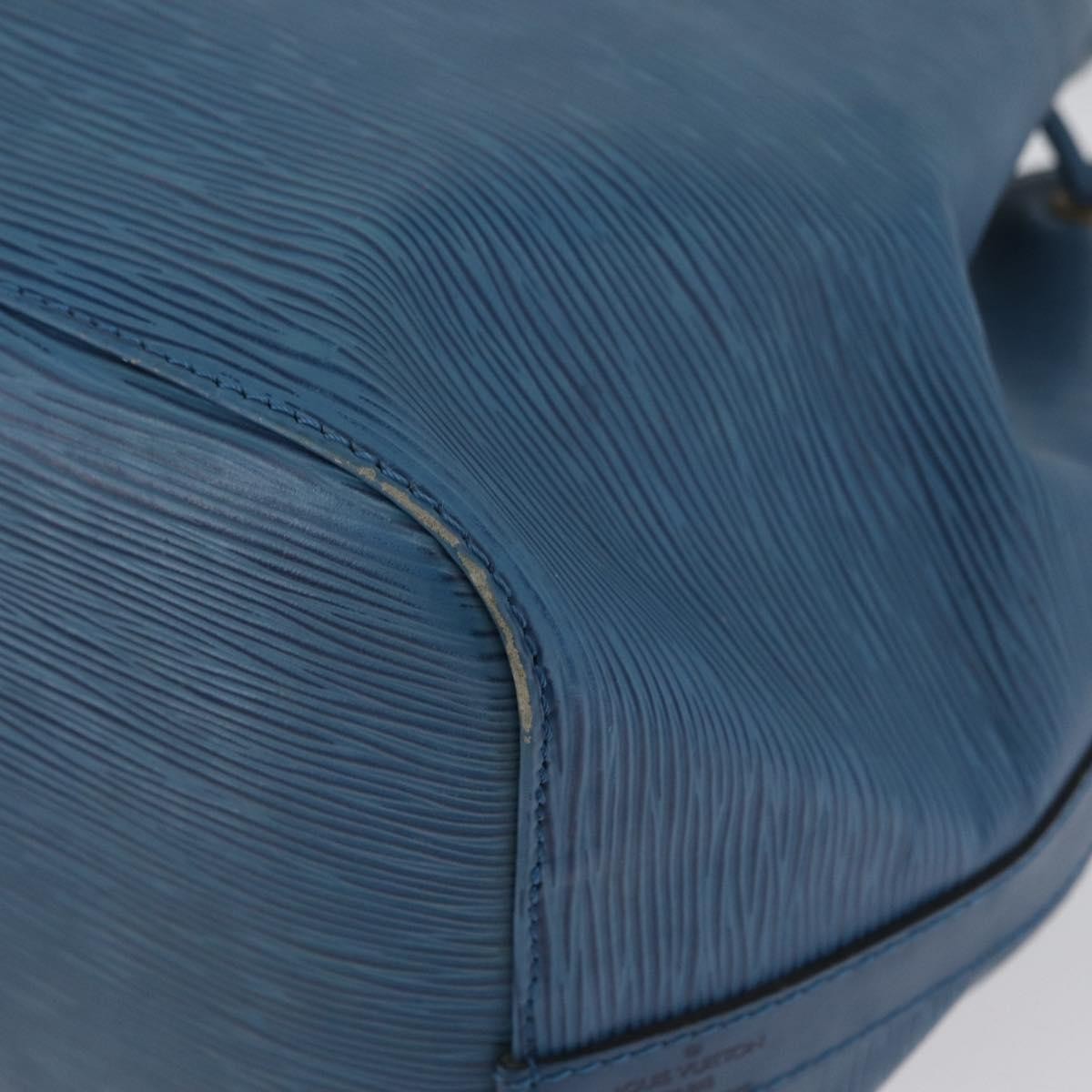 Louis Vuitton Petit Noe Epi Leather Blue Leather Shoulder Bag Bag (Pre-Owned)