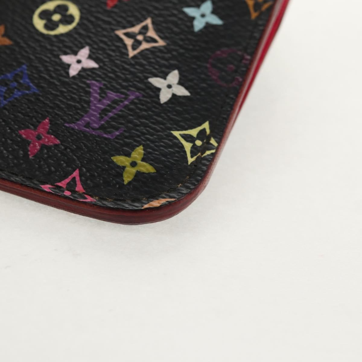 Louis Vuitton Pochette Clés Nm Monogram Multicolor Canvas Black Canvas Wallets Accessory (Pre-Owned)