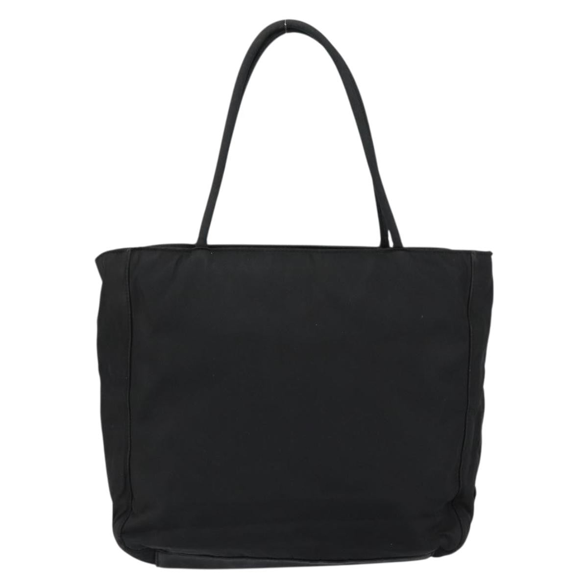 Prada Vintage Tote Tessuto Black Nylon Tote Bag Bag (Pre-Owned)