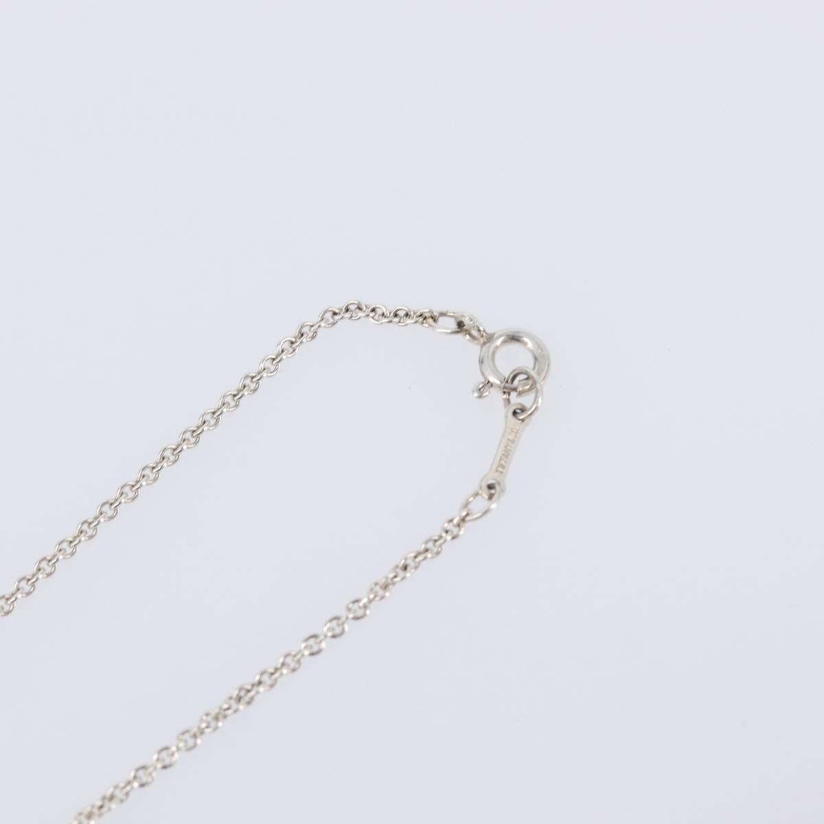Tiffany & Co. Elsa Peretti Open Heart Pendant Sterling Silver Silver Silver Necklace Jewelry (Pre-Owned)