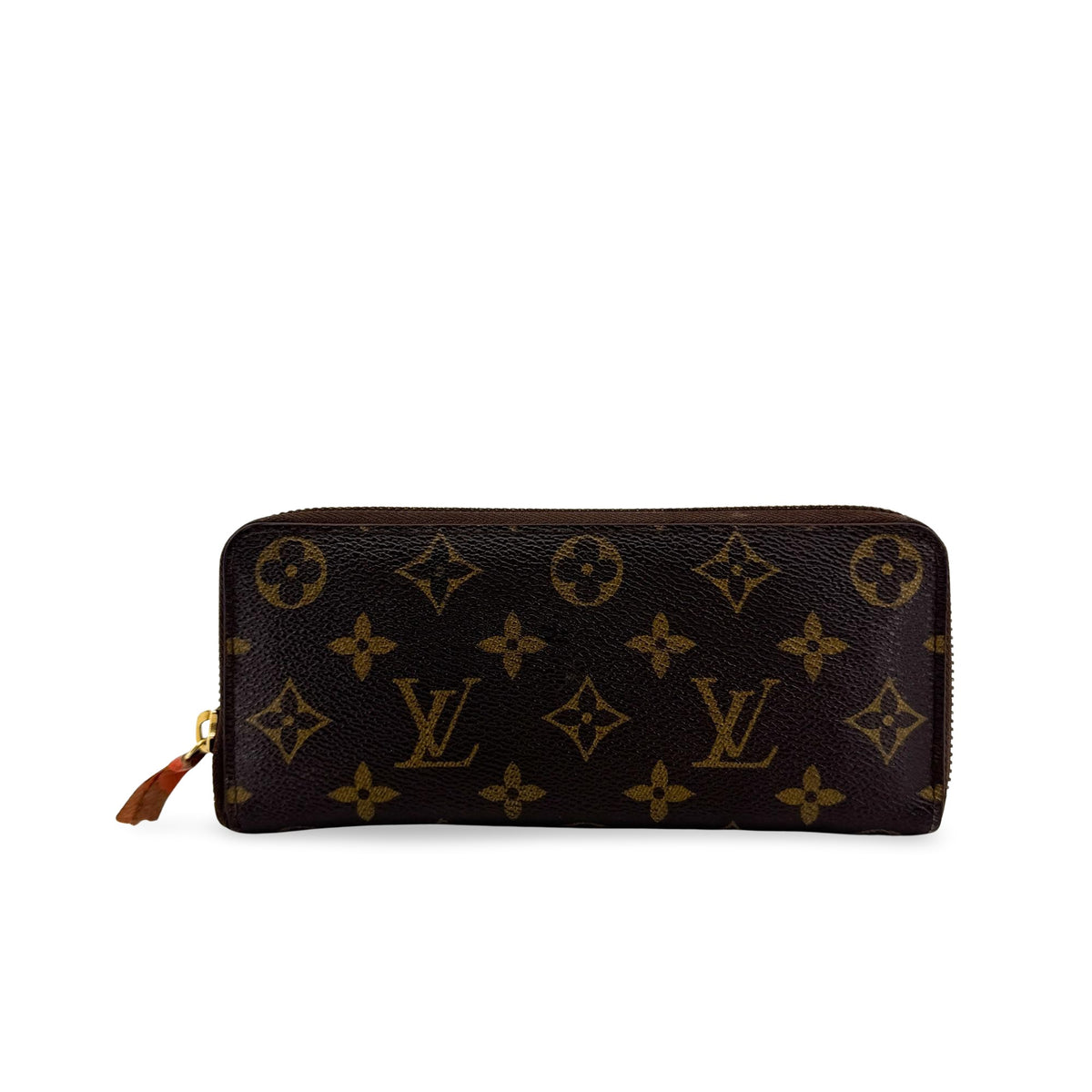 Louis Vuitton Clemence Monogram Canvas Brown Canvas Wallets Accessory (Pre-Owned)