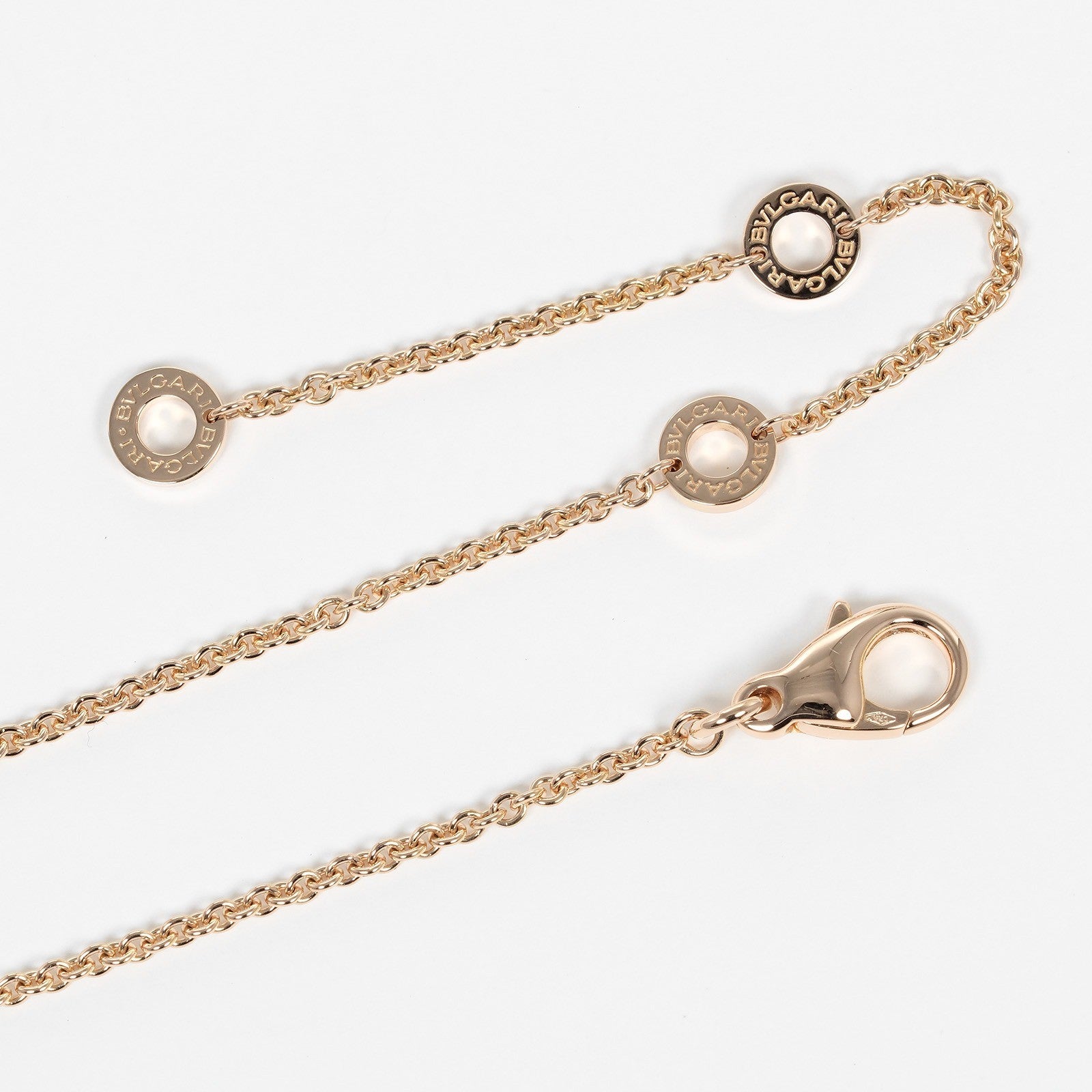 Bvlgari B.Zero1 Design Legend Zaha Hadid Pendant 18K Rose Gold With Ceramic Gold Rose_Gold Necklace Jewelry (Pre-Owned)