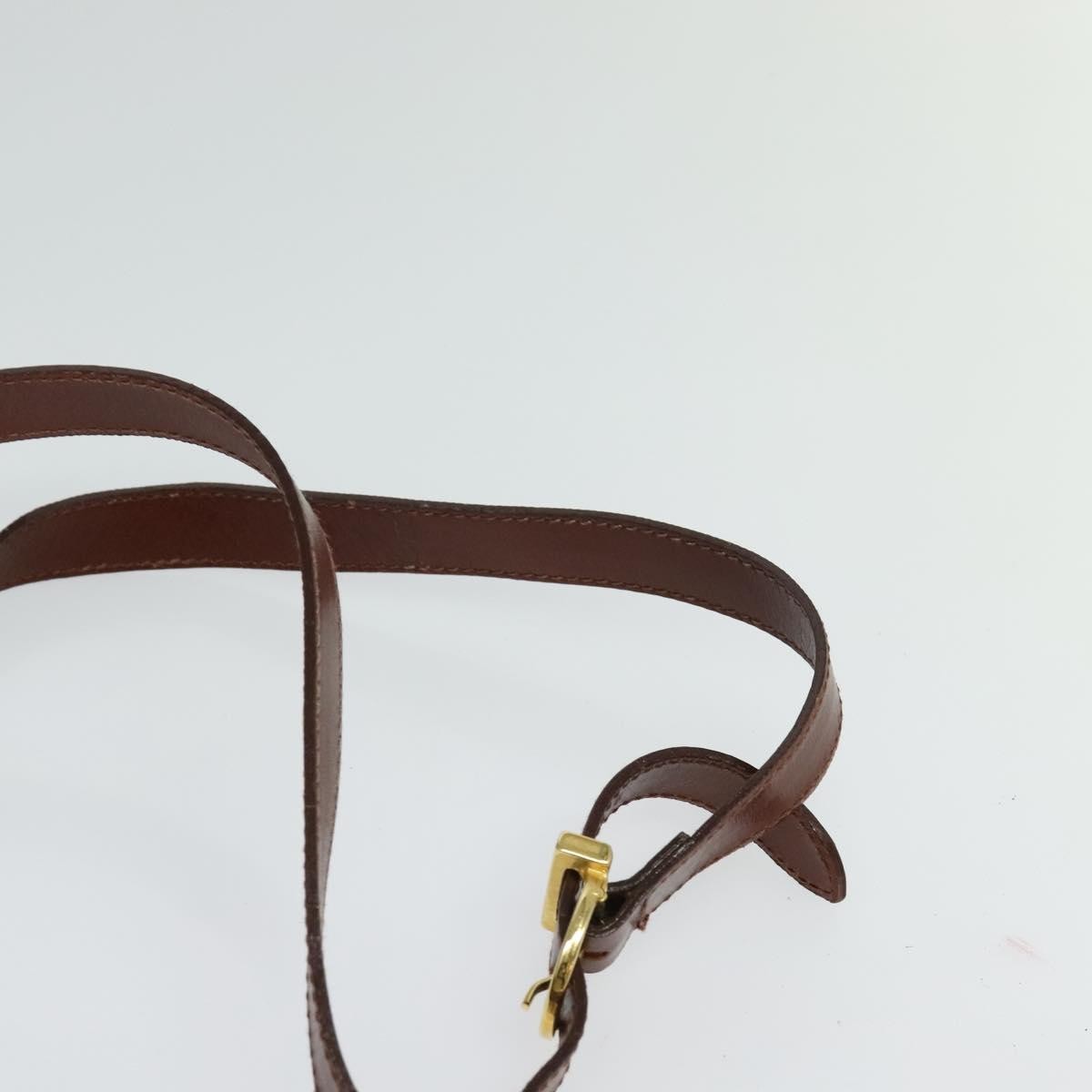 Salvatore Ferragamo Vintage Leather Brown Leather Shoulder Bag Bag (Pre-Owned)