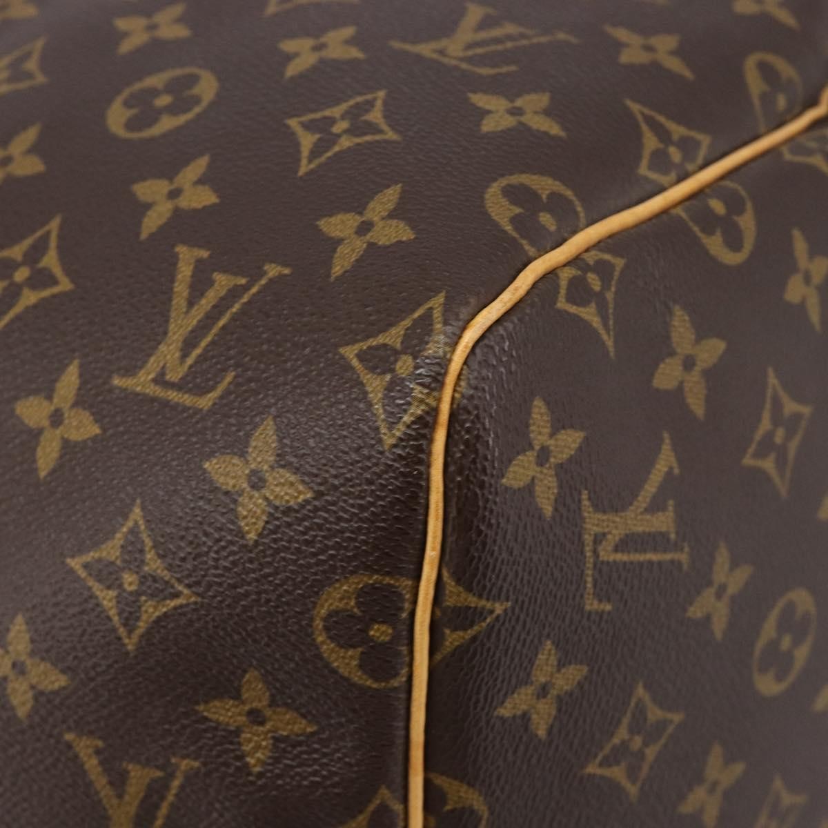 Louis Vuitton Keepall Monogram Canvas Brown Canvas Travel Bag Bag (Pre-Owned)