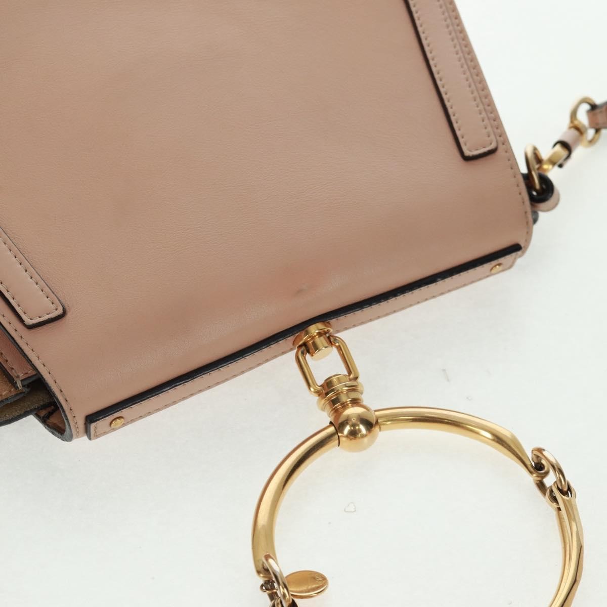 Chloe Nile Leather Pink Leather Handbag (Pre-Owned)