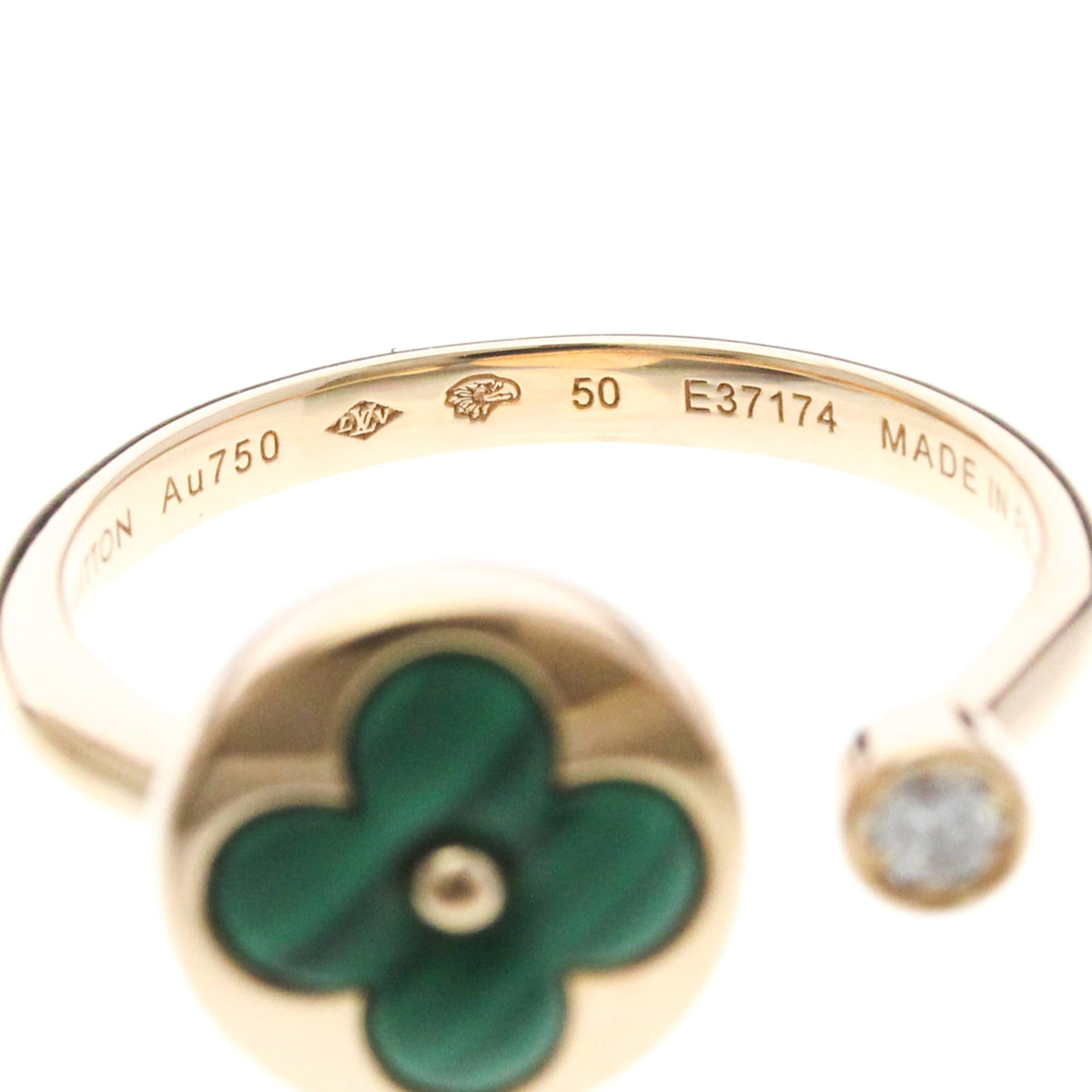 Louis Vuitton Color Blossom Mini Sun 18K Rose Gold With Mother Of Pearl And Diamond Gold Pink_Gold Ring Jewelry (Pre-Owned)