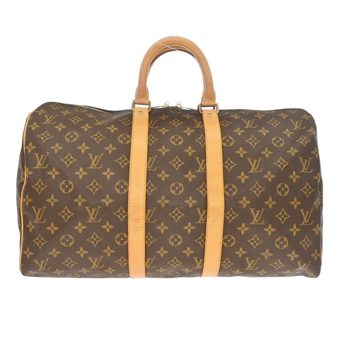 Louis Vuitton Keepall Monogram Canvas Brown Canvas Travel Bag Bag (Pre-Owned)