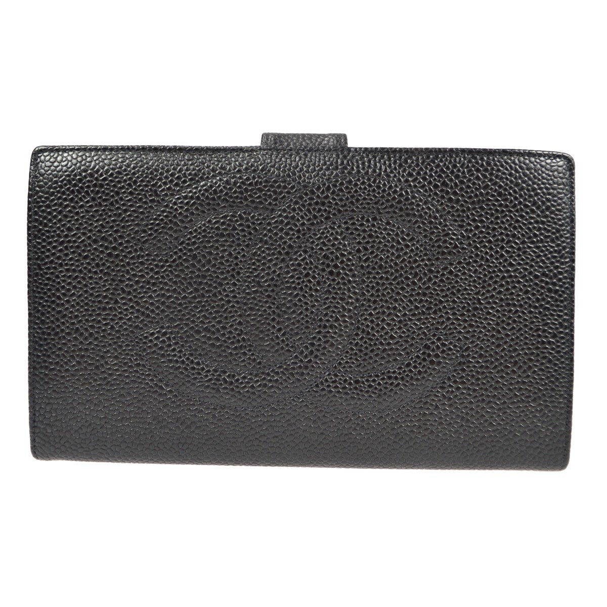 Chanel Timeless Cc French Caviar Black Leather Wallets Accessory (Pre-Owned)