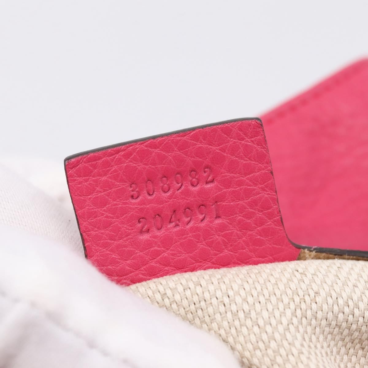 Gucci Soho Chain Strap Leather Pink Leather Shoulder Bag Bag (Pre-Owned)