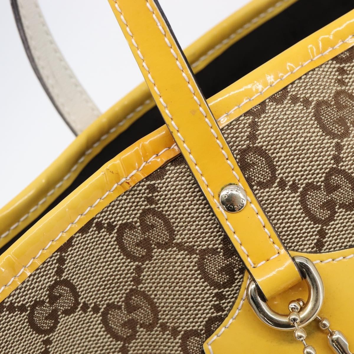 Gucci Jolie Web Gg Canvas Beige Canvas Tote Bag Bag (Pre-Owned)