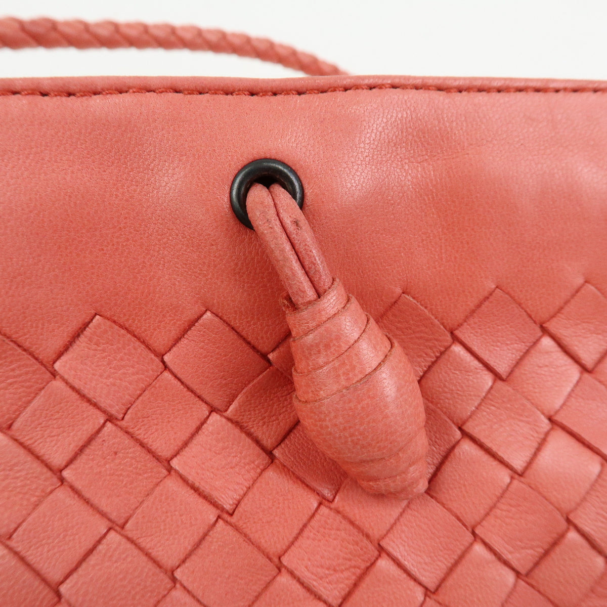 Bottega Veneta Shoulder Intrecciato Nappa Pink Leather Shoulder Bag Bag (Pre-Owned)