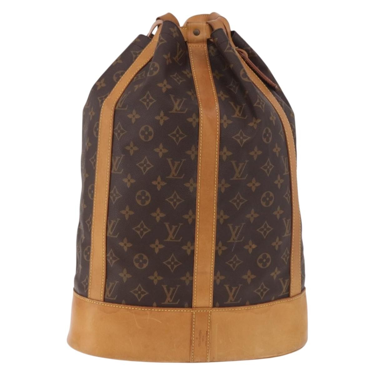 Louis Vuitton Randonnee Monogram Canvas Brown Canvas Shoulder Bag Bag (Pre-Owned)