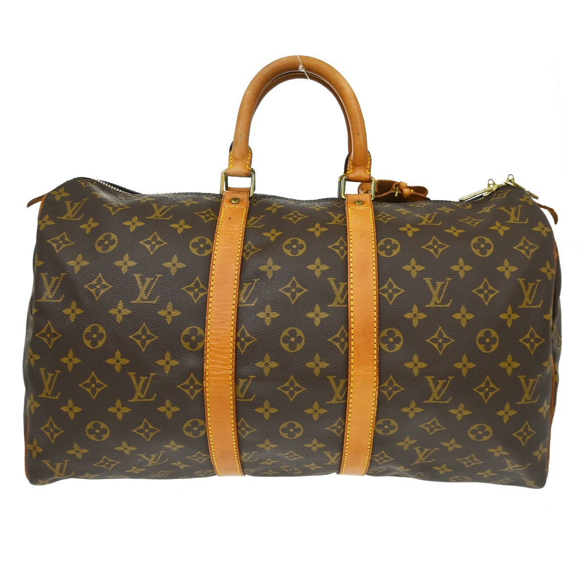 Louis Vuitton Keepall Monogram Canvas Brown Canvas Travel Bag Bag (Pre-Owned)