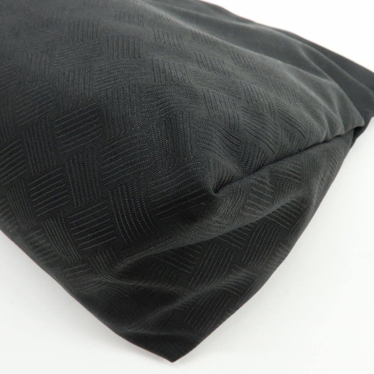 Bottega Veneta Vintage Clutch Nylon Black Nylon Clutche & Pouche Bag (Pre-Owned)