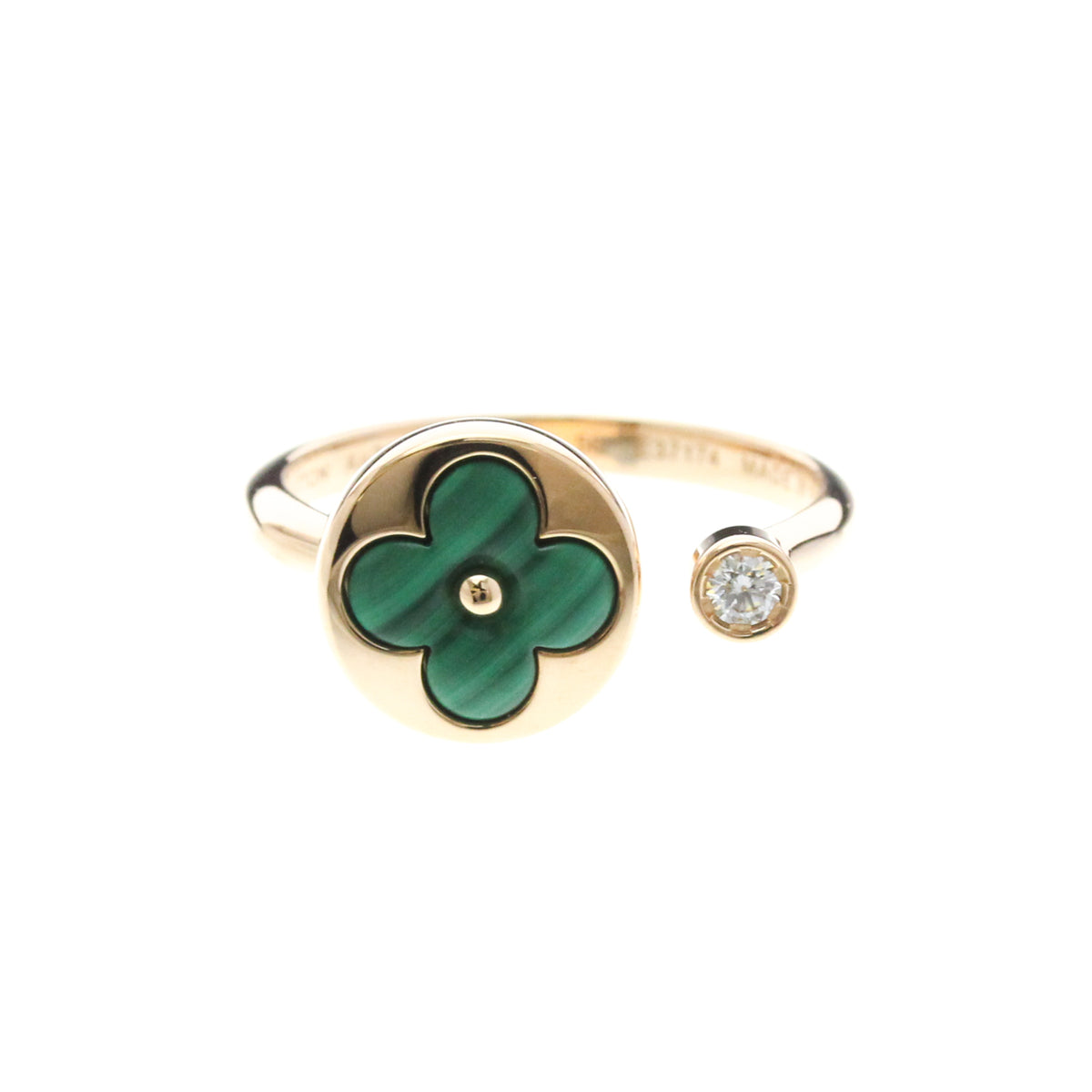 Louis Vuitton Color Blossom Mini Sun 18K Rose Gold With Mother Of Pearl And Diamond Gold Pink_Gold Ring Jewelry (Pre-Owned)