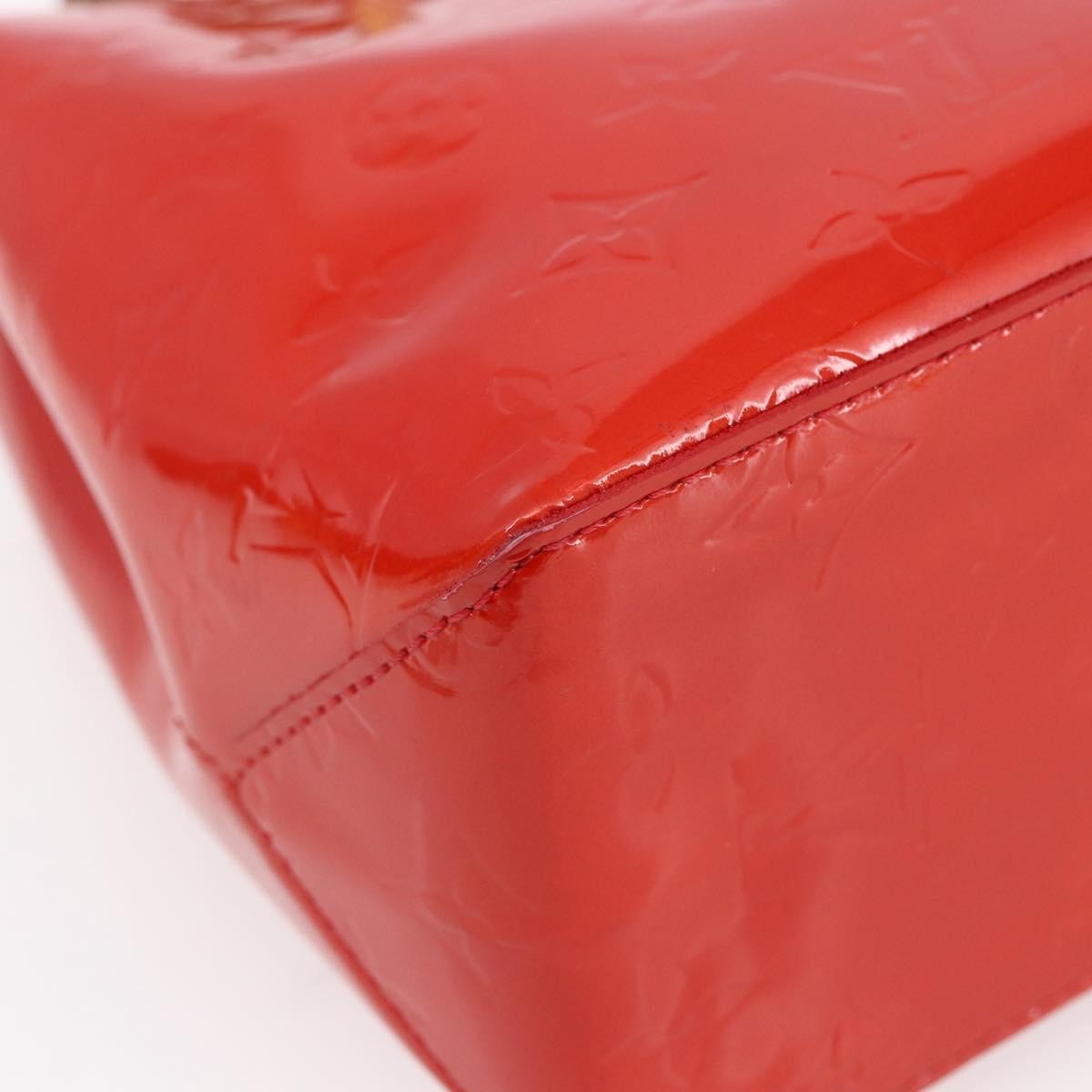Louis Vuitton Reade Monogram Vernis Red Patent_Leather Handbag (Pre-Owned)