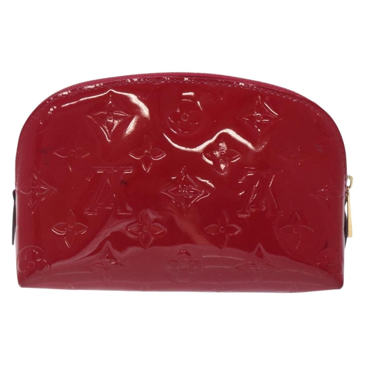 Louis Vuitton Cosmetic Monogram Vernis Pink Patent_Leather Clutche & Pouche Bag (Pre-Owned)