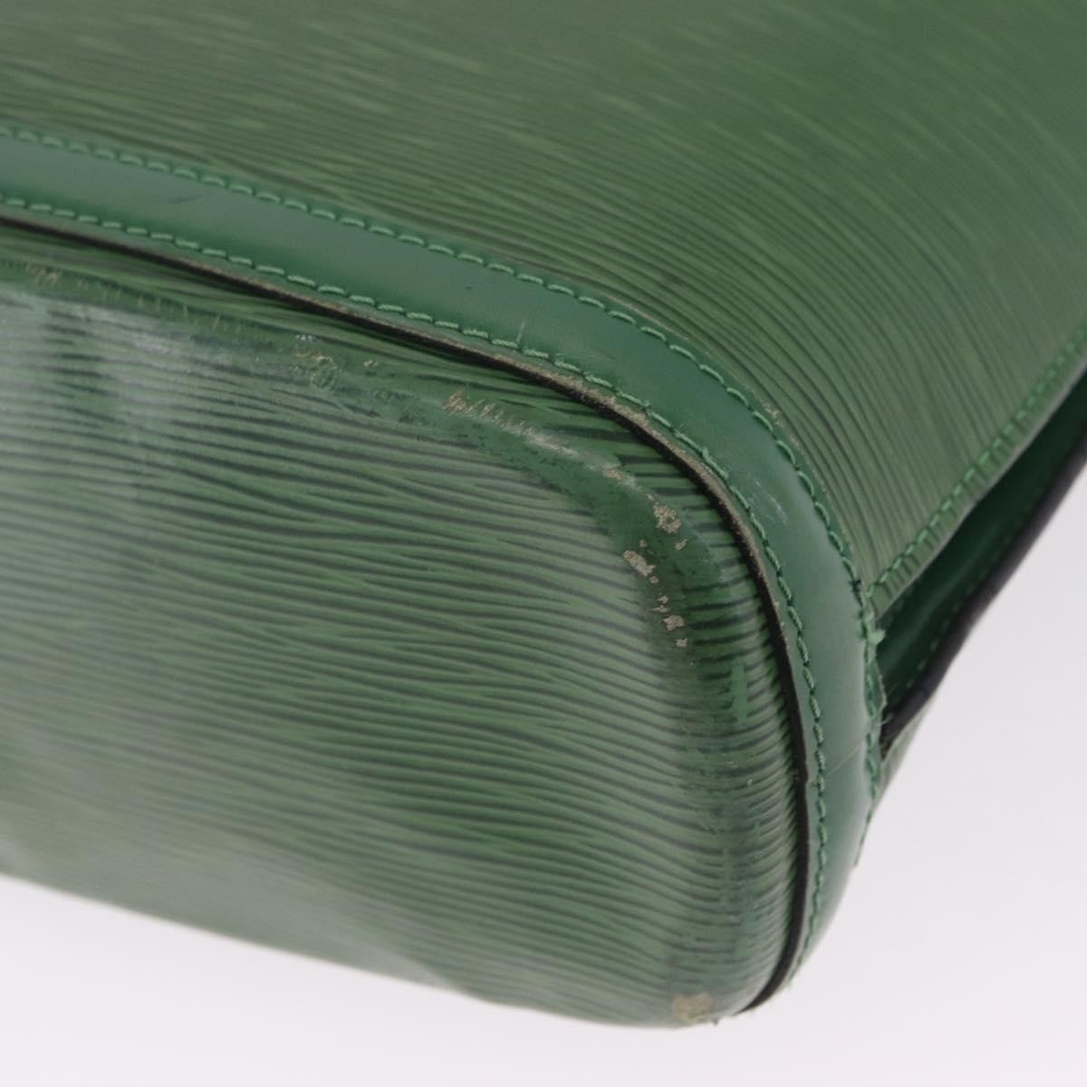 Louis Vuitton Lussac Epi Leather Green Leather Handbag (Pre-Owned)