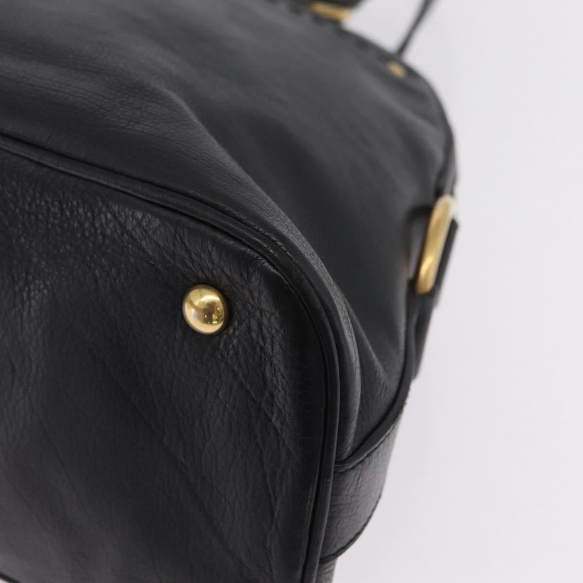 Saint Laurent Muse Leather Black Leather Shoulder Bag Bag (Pre-Owned)