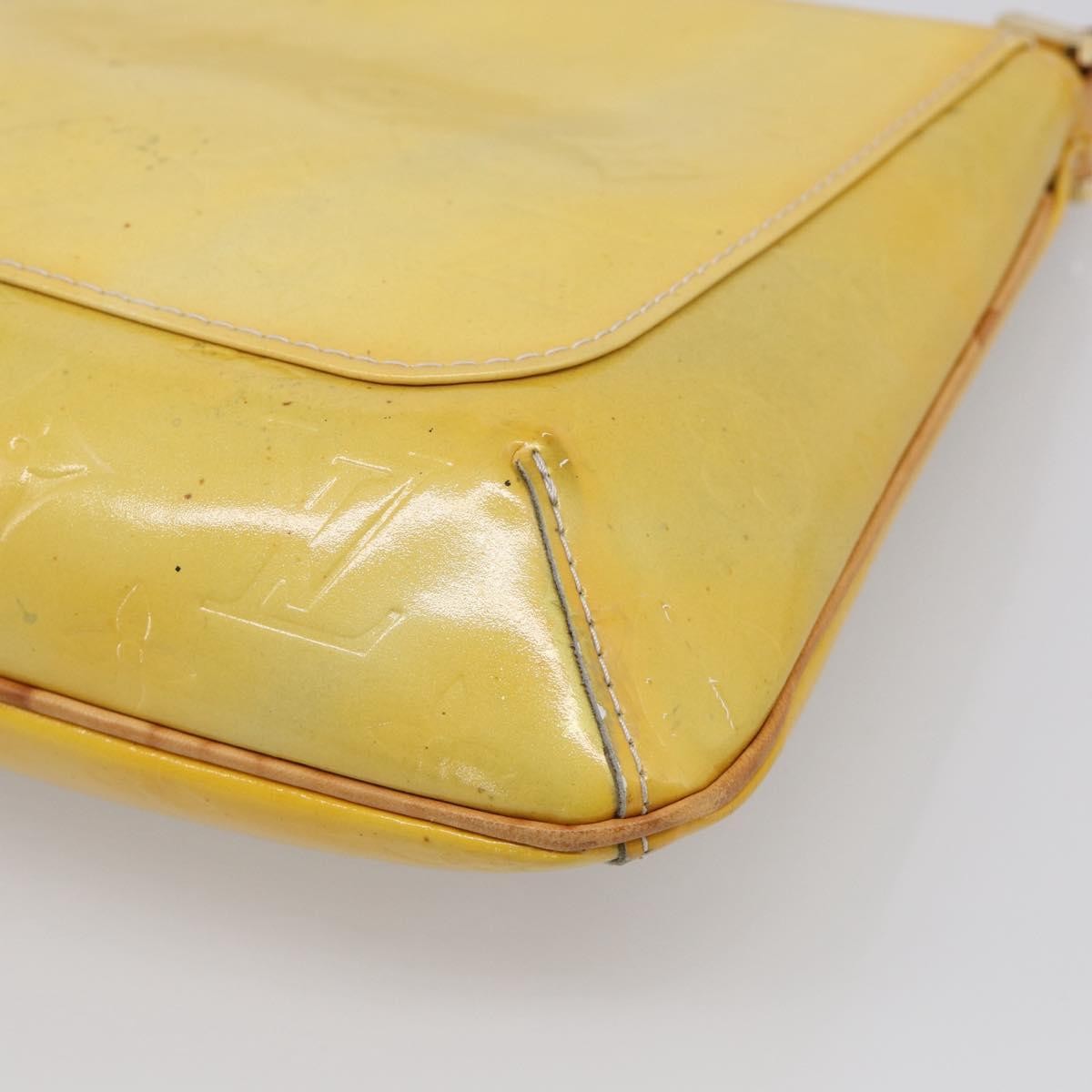 Louis Vuitton Thompson Street Monogram Vernis Yellow Patent_Leather Shoulder Bag Bag (Pre-Owned)
