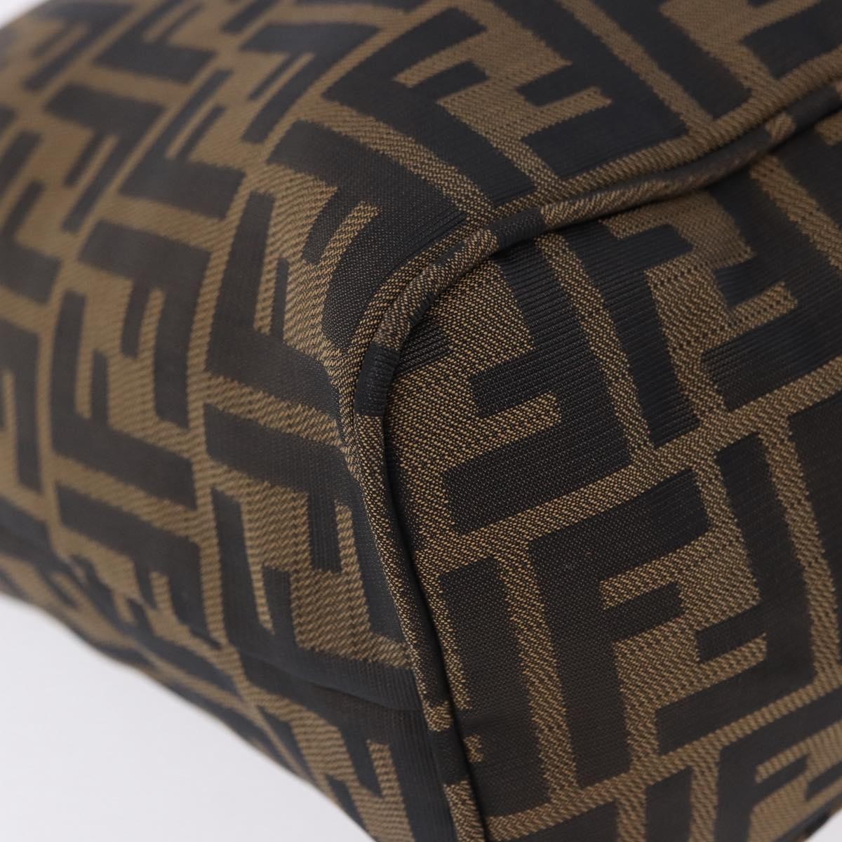 Fendi Zucca Canvas Brown Canvas Tote Bag Bag (Pre-Owned)