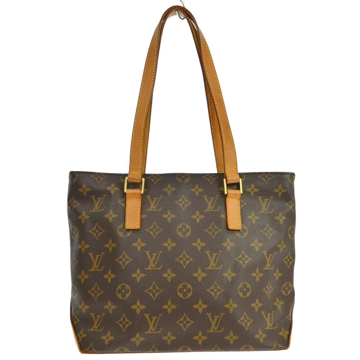 Louis Vuitton Cabas Mezzo Monogram Canvas Brown Canvas Tote Bag Bag (Pre-Owned)