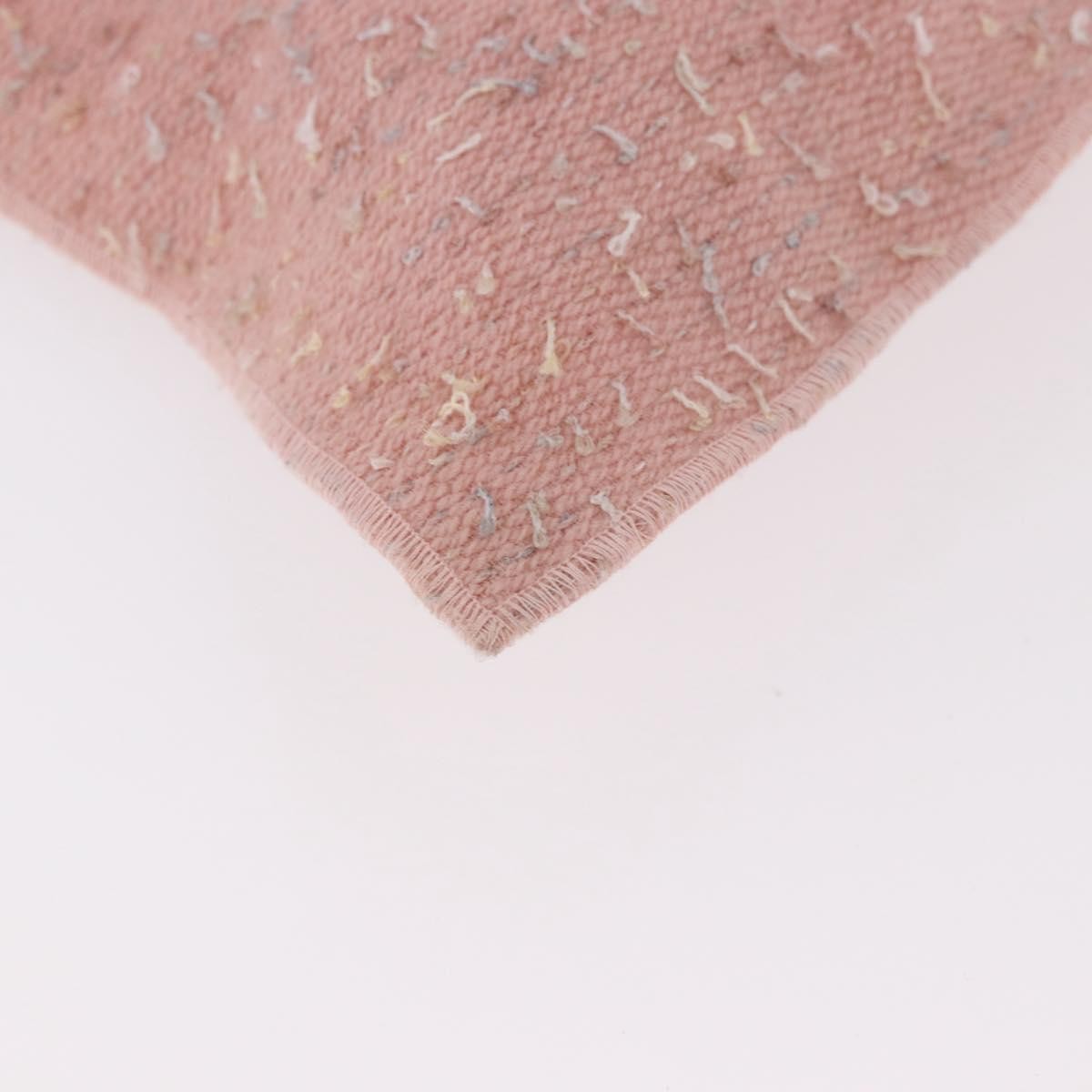 Chanel Shoulder Suede Patchwork Pink Tweed Shoulder Bag Bag (Pre-Owned)