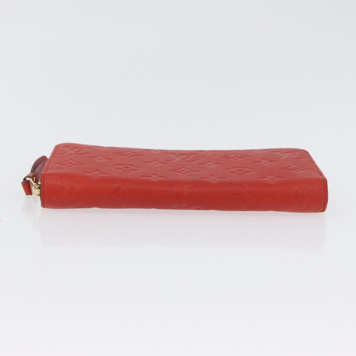 Louis Vuitton Portefeuille Zippy Monogramme Empreinte Monogramme Empreinte Orange Leather Wallets Accessory (Pre-Owned)