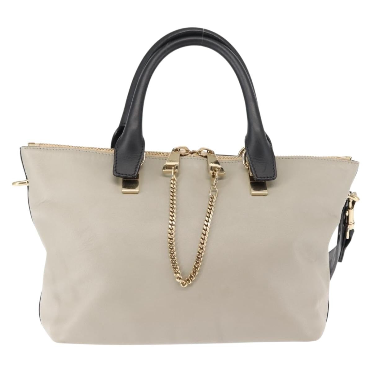 Chloe Bicolor Baylee Satchel Leather Multicolour Leather Handbag (Pre-Owned)