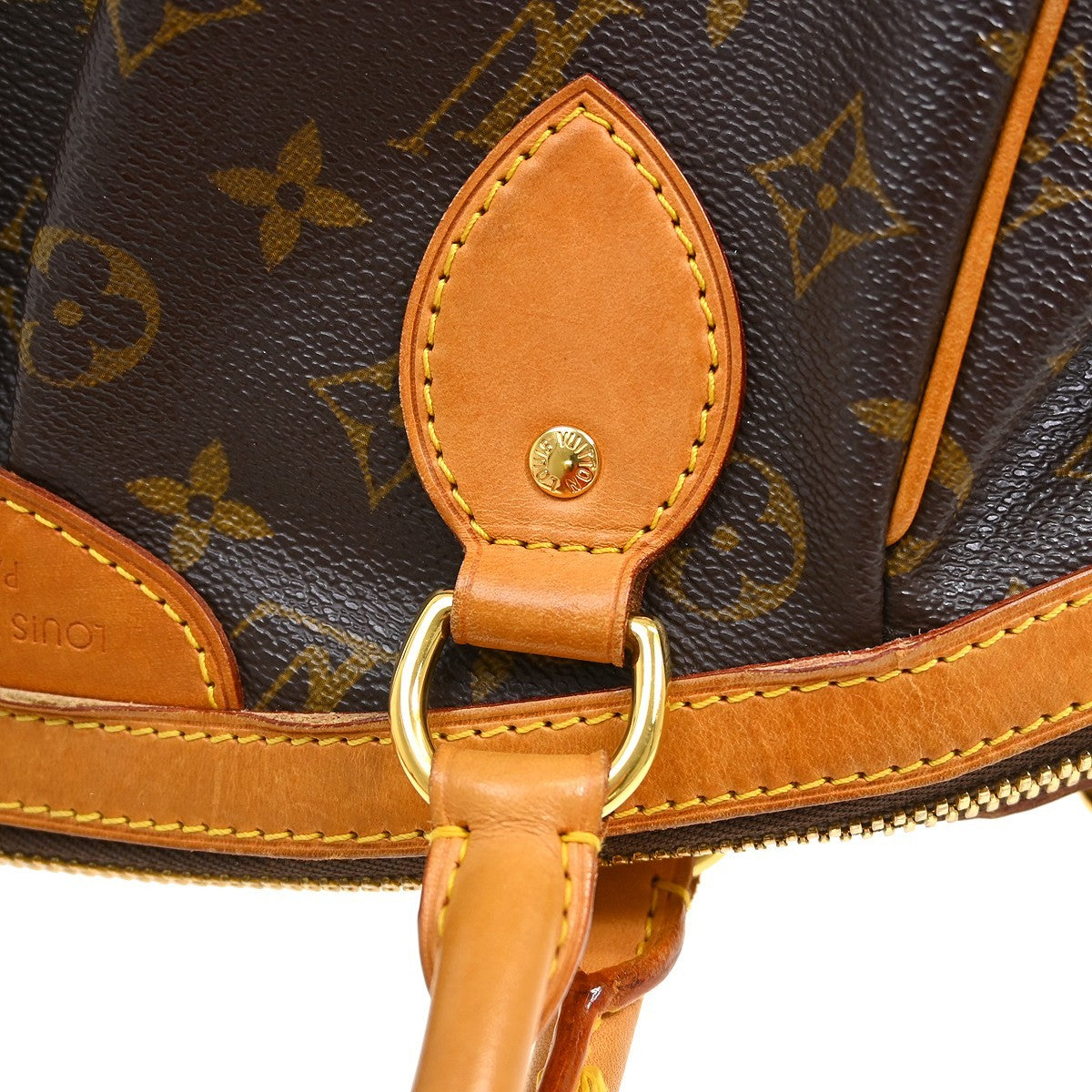 Louis Vuitton Tivoli Monogram Brown Canvas Handbag (Pre-Owned)