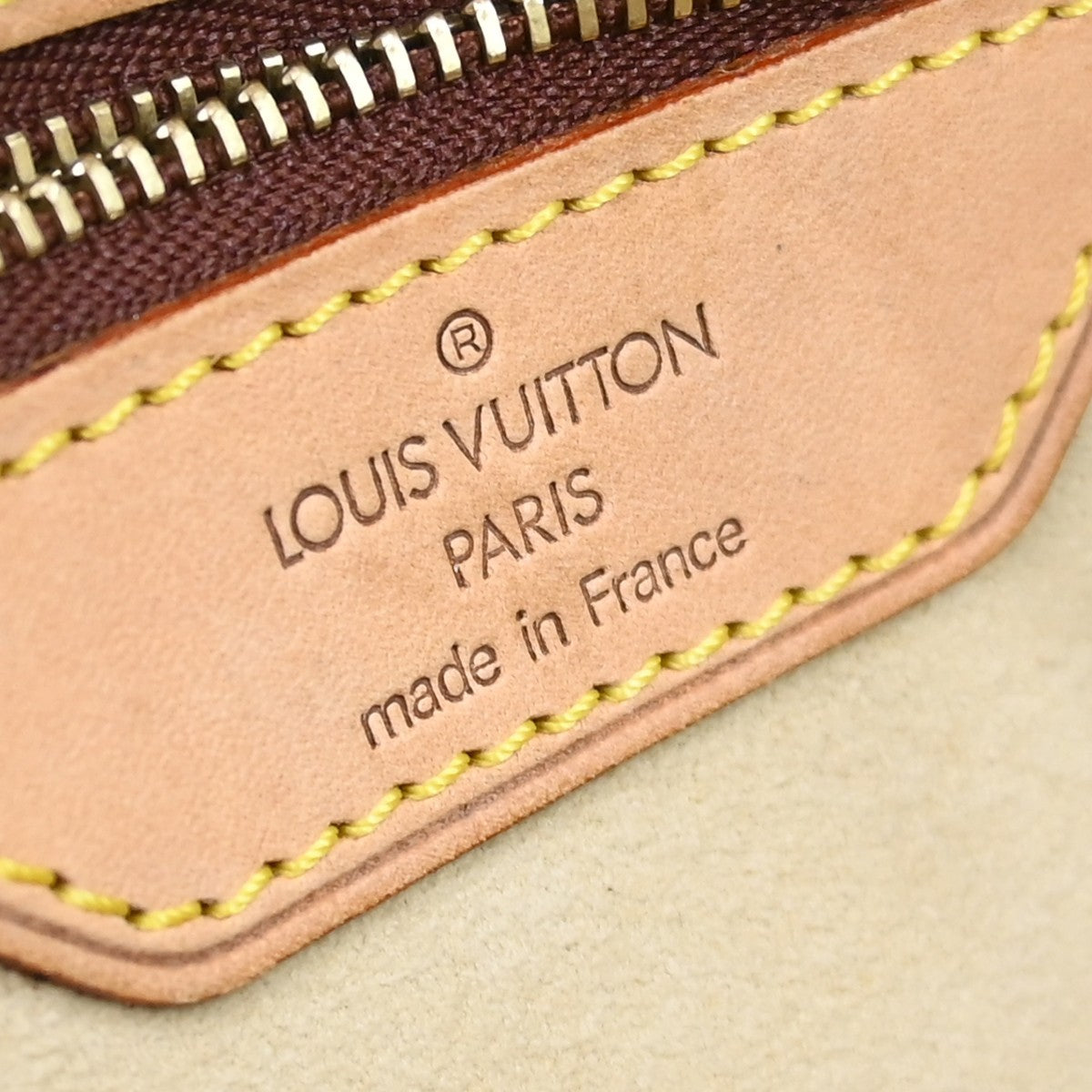 Louis Vuitton Cite Monogram Canvas Brown Canvas Handbag (Pre-Owned)