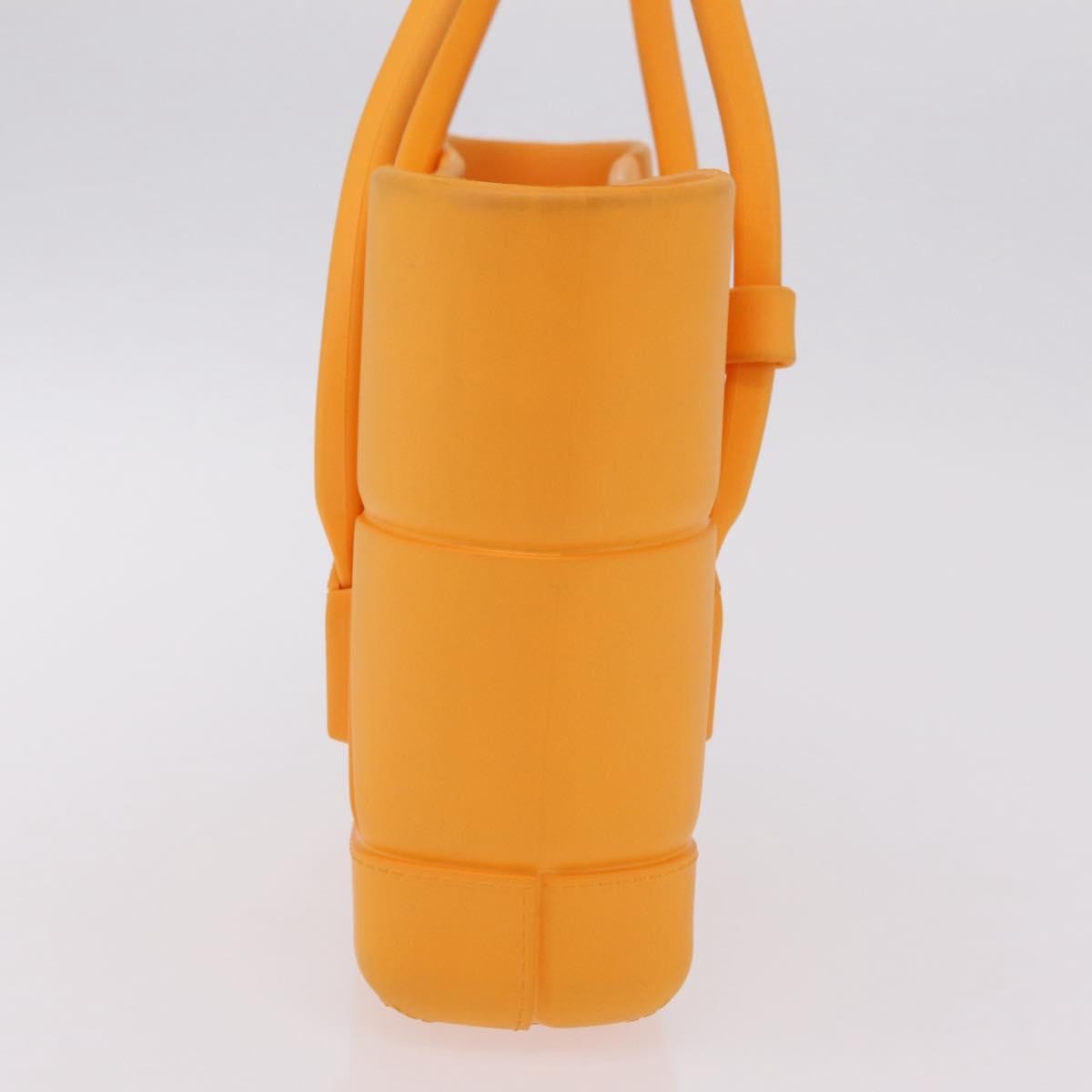 Bottega Veneta Arco Rubber Orange Rubber Tote Bag Bag (Pre-Owned)