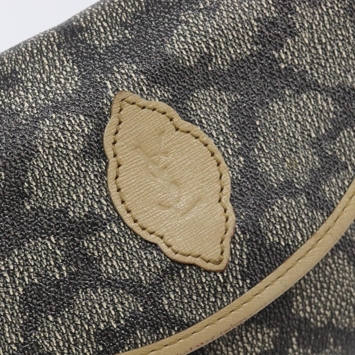 Saint Laurent Vintage Shoulder Bag Canvas Gray Canvas Shoulder Bag Bag (Pre-Owned)