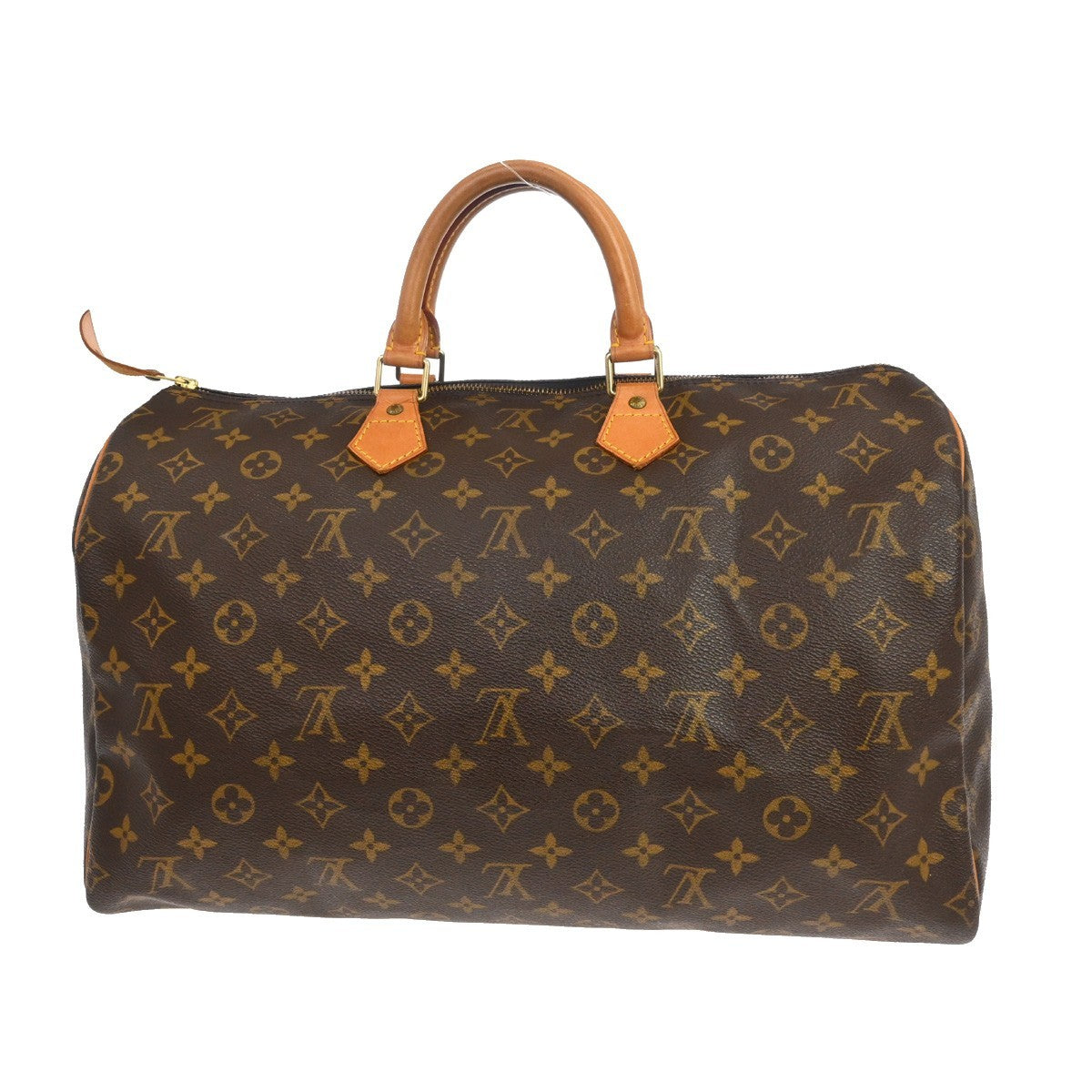 Louis Vuitton Speedy Monogram Brown Canvas Handbag (Pre-Owned)