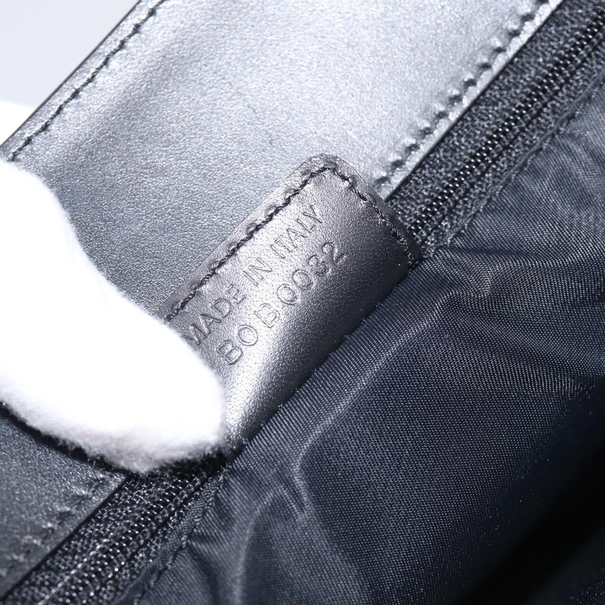 Christian Dior Vintage Trotter Pocket Diorissimo Canvas Black Canvas Tote Bag Bag (Pre-Owned)