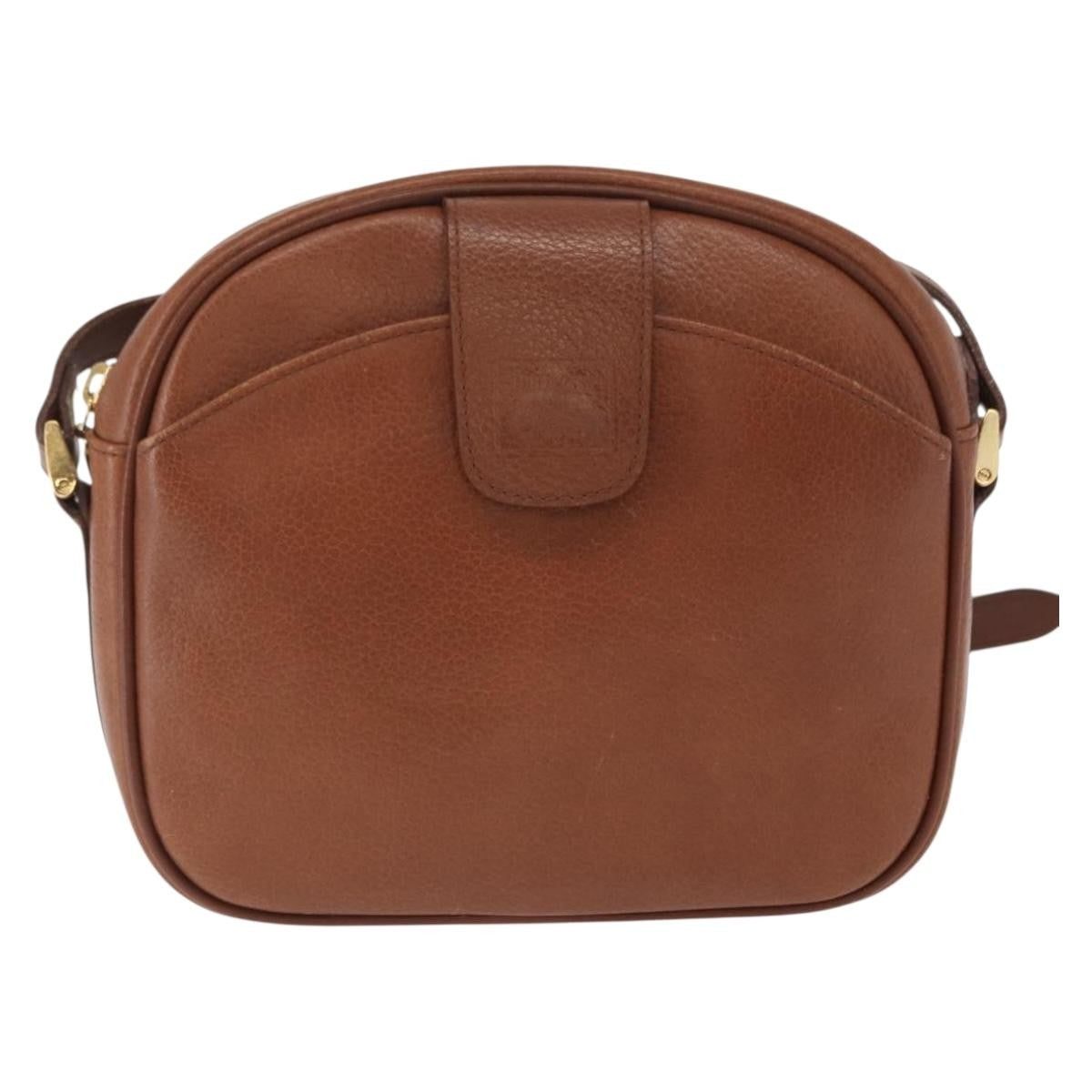 Burberry Vintage Leather Brown Leather Shoulder Bag Bag (Pre-Owned)