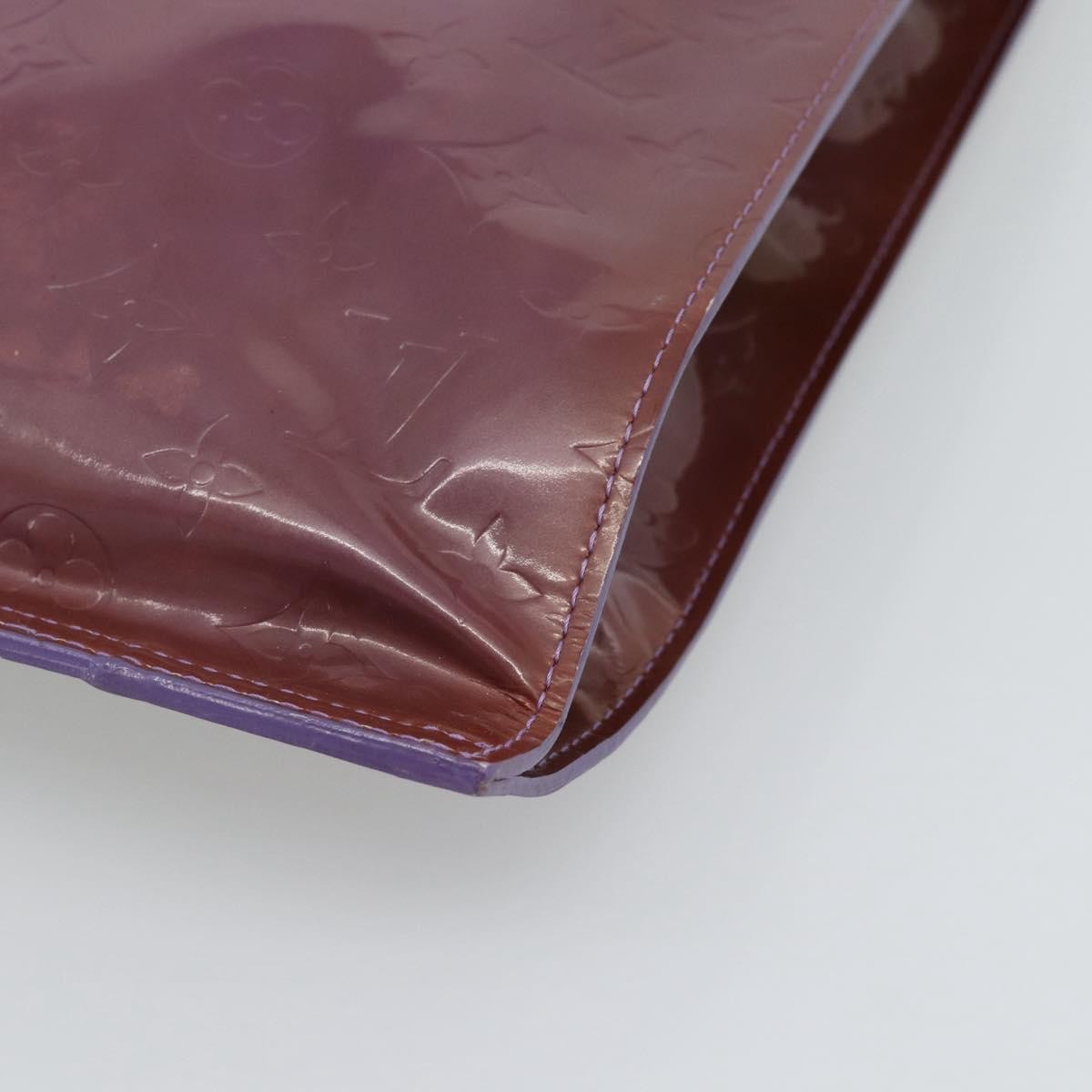 Louis Vuitton Stanton Monogram Vernis Purple Patent_Leather Tote Bag Bag (Pre-Owned)