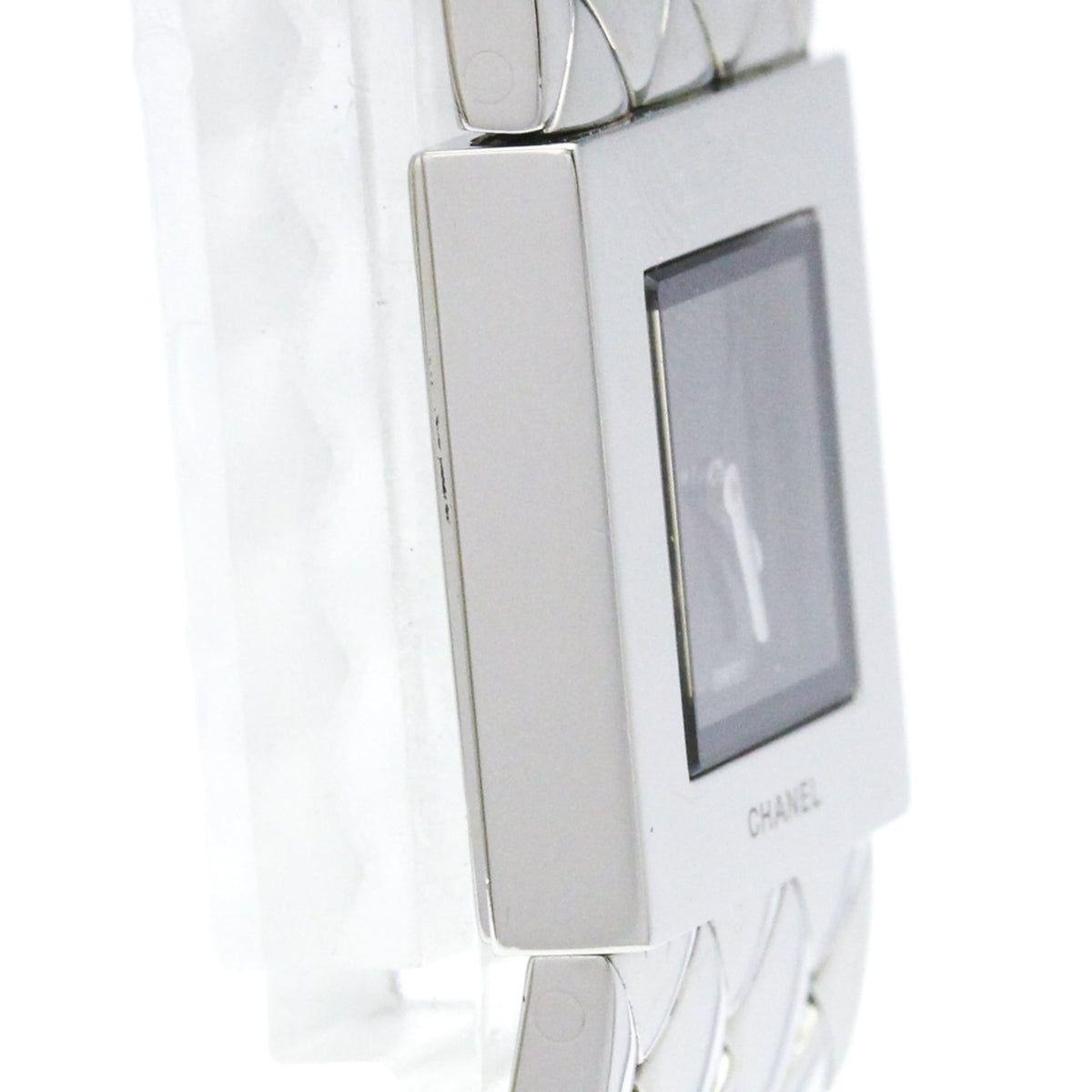 Chanel Matelasse Quartz Stainless Steel Watch (Pre-Owned)