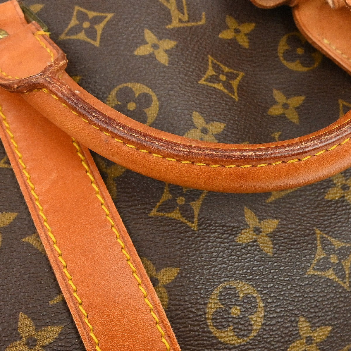 Louis Vuitton Keepall Bandoulière Monogram Brown Canvas Travel Bag Bag (Pre-Owned)