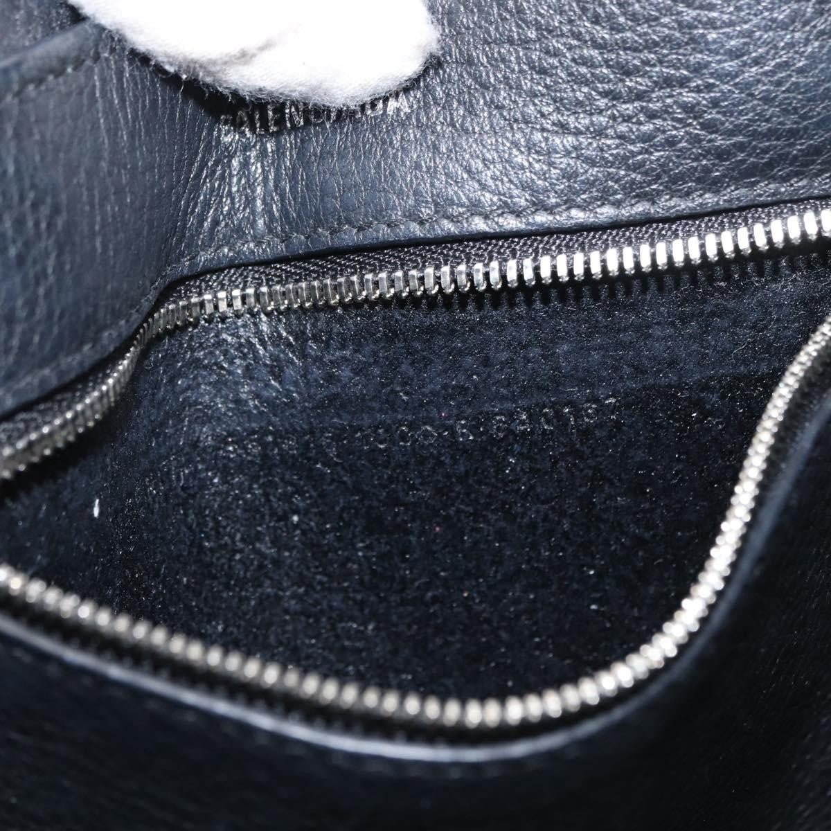 Balenciaga Everyday Leather Black Leather Tote Bag Bag (Pre-Owned)