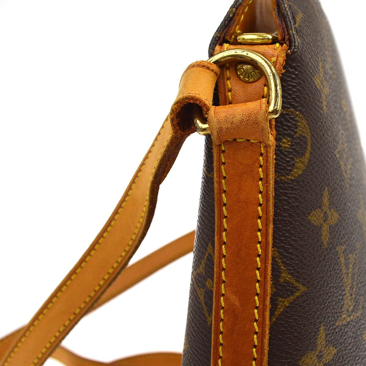 Louis Vuitton Drouot Monogram Canvas Brown Canvas Handbag (Pre-Owned)