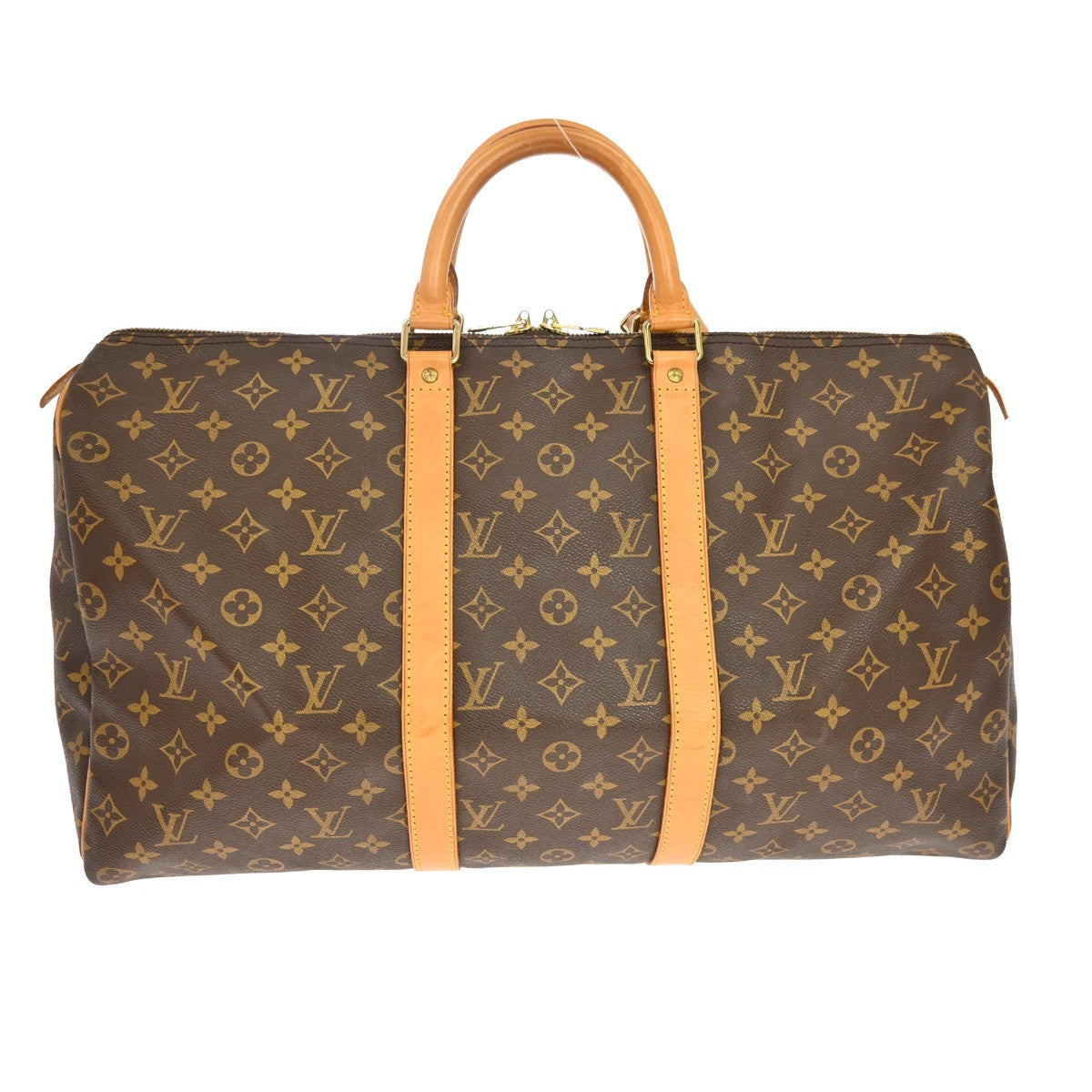 Louis Vuitton Keepall Monogram Multicolor Brown Canvas Travel Bag Bag (Pre-Owned)
