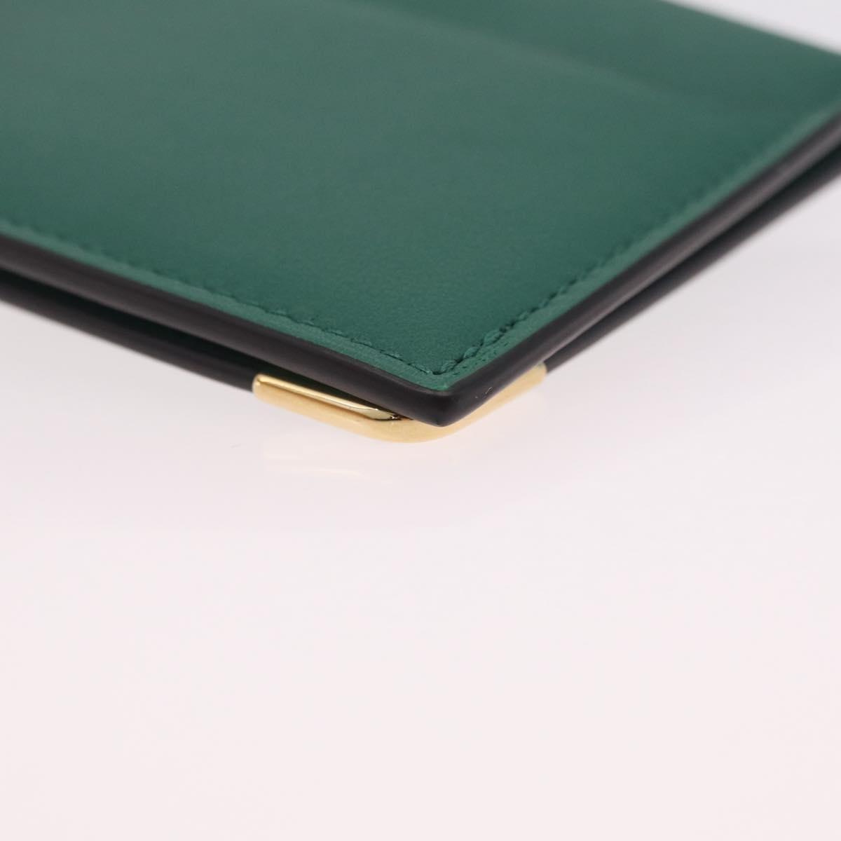 Cartier Coin Purse Must De Cartier Leather Green Leather Wallets Accessory (Pre-Owned)