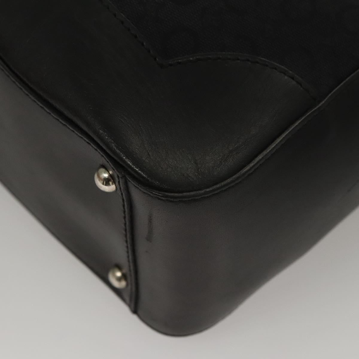 Celine C Macadam Canvas Black Canvas Handbag (Pre-Owned)