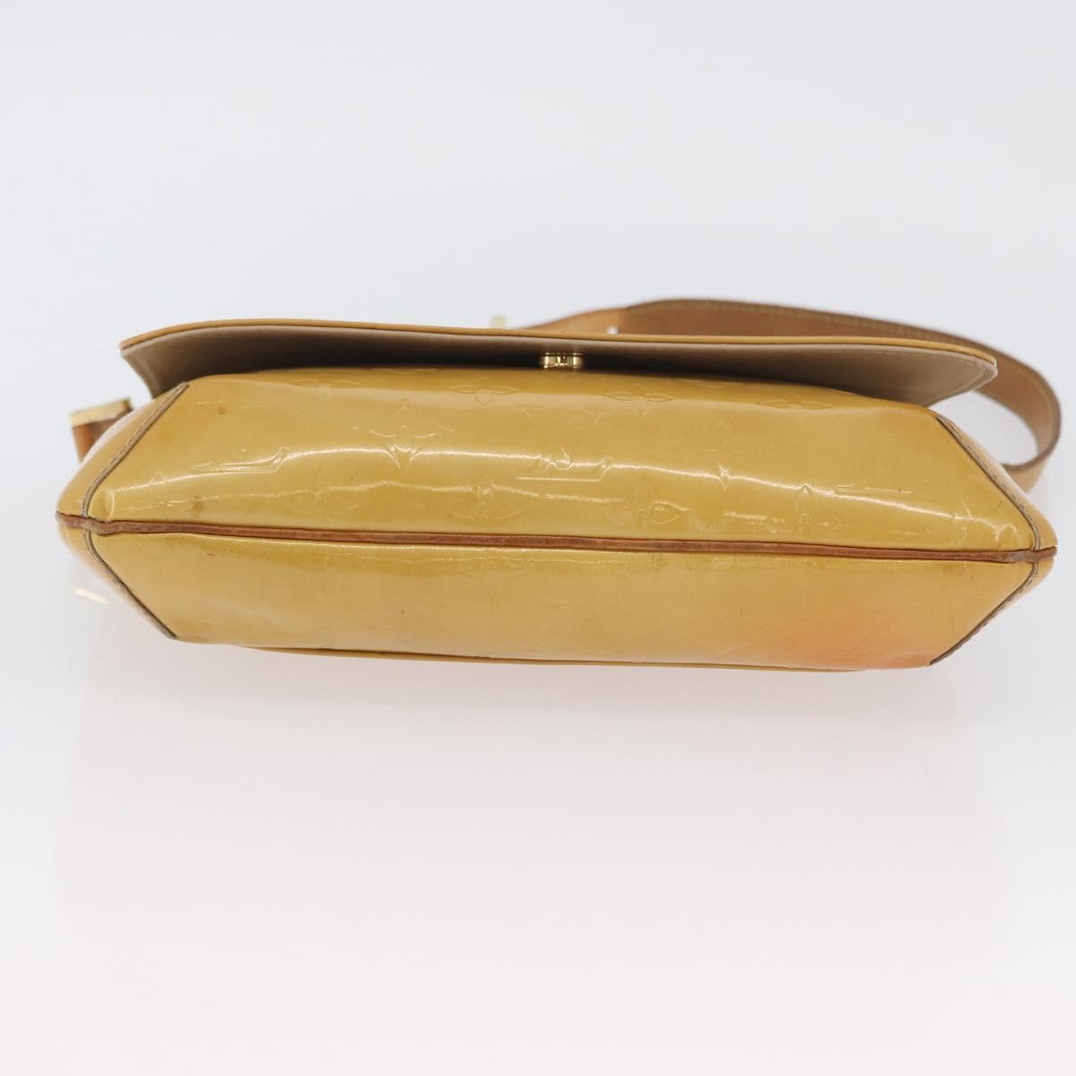 Louis Vuitton Thompson Street Monogram Vernis Beige Patent_Leather Shoulder Bag Bag (Pre-Owned)