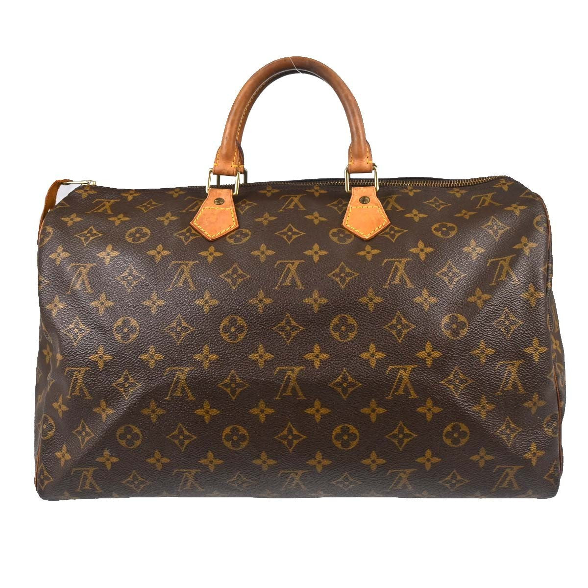 Louis Vuitton Speedy Monogram Canvas Brown Canvas Handbag (Pre-Owned)